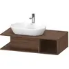 Image de Duravit D-Neo Meuble sous-lavabo en console suspendu, 1000x260x550mm, 1 compartiment ouvert sur le côté droite, DE492902121
