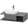 Image de Duravit D-Neo Meuble sous-lavabo en console suspendu, 1000x260x550mm, 1 compartiment ouvert sur le côté droite, DE492904343