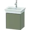 Image de Duravit White Tulip, meuble sous-lavabo suspendu, largeur 384 x profondeur 298mm, avec 1x arrêt de porte à gauche, avec technologie tip-on, WT4240LH2H2