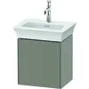 Image de Duravit White Tulip, meuble sous-lavabo suspendu, largeur 384 x profondeur 298mm, avec 1x arrêt de porte à gauche, avec technologie tip-on, WT4240L9292