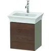 Image de Duravit White Tulip, meuble sous-lavabo suspendu, largeur 384 x profondeur 298mm, avec 1x arrêt de porte à gauche, avec technologie tip-on, WT4240L77H2