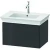 Image de Duravit White Tulip, meuble sous-lavabo mural, largeur 684 x profondeur 458mm, avec 1x tiroir, avec technologie tip-on, WT42410H1H1