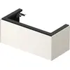 Image de Duravit White Tulip, meuble sous-lavabo mural, largeur 984 x profondeur 458mm, avec 1x tiroir, avec technologie tip-on, WT424203939