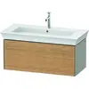 Image de Duravit White Tulip, meuble sous-lavabo mural, largeur 984 x profondeur 458mm, avec 1x tiroir, avec technologie tip-on, WT42420H592