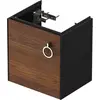 Image de Duravit White Tulip, meuble sous-lavabo suspendu, largeur 384 x profondeur 298mm, avec 1x arrêt de porte à gauche, avec poignée, WT4250L77H1