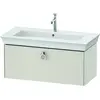 Image de Duravit White Tulip, meuble sous-lavabo suspendu, largeur 984 x profondeur 458mm, avec 1x coulissant, avec poignée, WT425203939