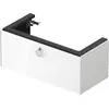 Image de Duravit White Tulip, meuble sous-lavabo suspendu, largeur 984 x profondeur 458mm, avec 1x coulissant, avec poignée, WT425208585