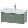 Image de Duravit White Tulip, meuble sous-lavabo suspendu, largeur 984 x profondeur 458mm, avec 1x coulissant, avec poignée, WT425209292