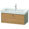 Image de Duravit White Tulip, meuble sous-lavabo suspendu, largeur 984 x profondeur 458mm, avec 1x coulissant, avec poignée, WT42520H5H2