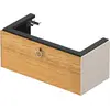 Image de Duravit White Tulip, meuble sous-lavabo suspendu, largeur 984 x profondeur 458mm, avec 1x coulissant, avec poignée, WT42520H539