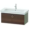 Image de Duravit White Tulip, meuble sous-lavabo suspendu, largeur 984 x profondeur 458mm, avec 1x coulissant, avec poignée, WT4252077H2