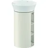 Image de Duravit White Tulip, meuble sous-lavabo sur pied, largeur 350 x profondeur 410mm, avec compartiment ouvert, avec technologie tip-on, WT423903939
