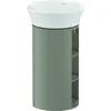 Image de Duravit White Tulip, meuble sous-lavabo sur pied, largeur 350 x profondeur 410mm, avec compartiment ouvert, avec technologie tip-on, WT423909292