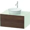Image de Duravit White Tulip, meuble sous-lavabo mural, largeur 800 x profondeur 550mm, avec 1x tiroir, avec technologie tip-on, WT497507736