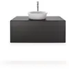 Image de Duravit White Tulip, meuble sous-lavabo mural, largeur 1000 x profondeur 550mm, avec 1x tiroir, avec technologie tip-on, WT497605858