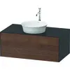 Image de Duravit White Tulip, meuble sous-lavabo mural, largeur 1000 x profondeur 550mm, avec 1x tiroir, avec technologie tip-on, WT497607758