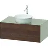 Image de Duravit White Tulip, meuble sous-lavabo mural, largeur 1000 x profondeur 550mm, avec 1x tiroir, avec technologie tip-on, WT497607760