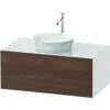 Image de Duravit White Tulip, meuble sous-lavabo mural, largeur 1000 x profondeur 550mm, avec 1x tiroir, avec technologie tip-on, WT497607785