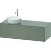 Image de Duravit White Tulip, meuble sous-lavabo mural, largeur 1300 x profondeur 550mm, avec 1x tiroir, avec technologie tip-on, WT4977L9292