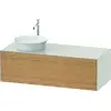 Image de Duravit White Tulip, meuble sous-lavabo mural, largeur 1300 x profondeur 550mm, avec 1x tiroir, avec technologie tip-on, WT4977LH539