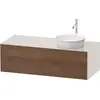 Image de Duravit White Tulip, meuble sous-lavabo mural, largeur 1300 x profondeur 550mm, avec 1x tiroir, avec technologie tip-on, WT4977R7739