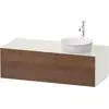 Image de Duravit White Tulip, meuble sous-lavabo mural, largeur 1300 x profondeur 550mm, avec 1x tiroir, avec technologie tip-on, WT4977R7736