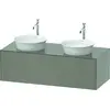 Image de Duravit White Tulip, meuble sous-lavabo mural, largeur 1300 x profondeur 550mm, avec 1x tiroir, avec technologie tip-on, WT4978B9292