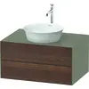Image de Duravit White Tulip, meuble sous-lavabo suspendu, largeur 800 x profondeur 550mm, avec 2 tiroirs, avec technologie tip-on, WT4985077H2
