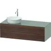 Image de Duravit White Tulip, meuble sous-lavabo suspendu, largeur 1300 x profondeur 550mm, avec 2 tiroirs, avec technologie tip-on, WT4987L7792