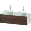 Image de Duravit White Tulip, meuble sous-lavabo suspendu, largeur 1300 x profondeur 550mm, avec 2 tiroirs, avec technologie tip-on, WT4988B7739
