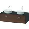 Image de Duravit White Tulip, meuble sous-lavabo suspendu, largeur 1300 x profondeur 550mm, avec 1x coulissant, avec poignée, WT4983B7758