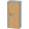 Image de Duravit White Tulip armoire mi-hauteur, largeur 400 x profondeur 240mm, 1 arrêt de porte à droite avec poignée, WT1323RH592