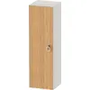 Image de Duravit White Tulip armoire mi-hauteur, largeur 400 x profondeur 360mm, 1 arrêt de porte à gauche avec poignée, WT1333LH539
