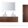 Image de Duravit White Tulip armoire mi-hauteur, largeur 400 x profondeur 360mm, 1 arrêt de porte à droite avec poignée, WT1333R7785