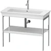 Image de Duravit Wt454108585 Console Métallique Pour Plancher White Tulip