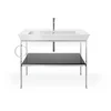 Image de Duravit Wt4544lh2h2 Console Métallique Fixation Au Sol White Tulip