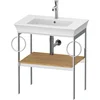 Image de Duravit Wt4546bh5h5 Console Métallique Sur Pied White Tulip