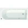 Image de Duravit D-Neo baignoire balnéo, à encastrer, 1 pente de dossier, Jet Protect, 1600x700mm, 760472000JP1000