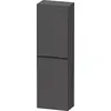 Image de Duravit D-Neo Armoires mi-hautes, 400x1320x240mm, une porte, charnière de porte au choix, 4 étagères en verre, DE011804949