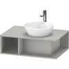 Image de Duravit D-Neo Meuble sous-lavabo en console suspendu, 800x260x550mm, 1 compartiment ouvert sur le côté gauche, DE495800707