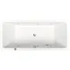 Image de Duravit No.1 baignoire balnéo encastrée, rectangulaire, 1800x800mm, Jet Protect, 2 pans de dos, blanc, 760492000JP1000