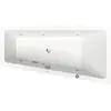 Image de Duravit No.1 baignoire balnéo encastrée, trapèze, 1600x850mm, Jet Protect, 1 inclinaison du dossier à droite, blanc, 760507000JP1000