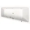 Image de Duravit No.1 baignoire balnéo encastrée, trapèze, 1700x1000mm, Jet Protect, 1 inclinaison du dossier à droite, blanc, 760509000JP1000
