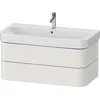 Image de Duravit Happy D.2 Plus bâti-support pour lavabo suspendu, 975x490mm, 2 tiroirs, HP4388039390000