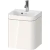 Image de Duravit Happy D.2 Plus c-bonded Set suspendu, 400x360mm, 1 porte, charnières à gauche, 1 trou de robinetterie, HP4633O22220000