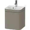 Image de Duravit Happy D.2 Plus c-bonded Set suspendu, 400x360mm, 1 porte, charnières à gauche, 1 trou de robinetterie, HP4633O92920000