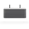Image de Duravit Happy D.2 Plus c-bonded Set suspendu, 1175x490mm, 2 tiroirs, 1 trou de robinetterie, HP4640O80800000