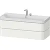 Image de Duravit Happy D.2 Plus c-shaped Set suspendu,1175x490mm, 2 tiroirs, 2 trous pour robinetterie, HP4349E36360000