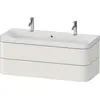 Image de Duravit Happy D.2 Plus c-shaped Set suspendu, 1175x490mm, 2 tiroirs, 1 trou de robinetterie, HP4379O39390000