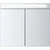 Image de Duravit No.1 armoire de toilette, 2 portes, avec éclairage LED, 800x148x700mm, alimentation secteur, N17921000000000